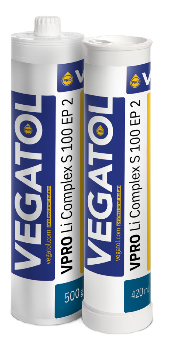 Vegatol VPRO Li Complex S100 EP2 - Grease for low and high temperatures -50°C to 160°C