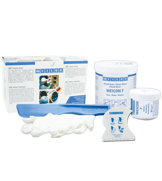 WEICON F epoxy resin paste, aluminum color metallic, anti-magnetic