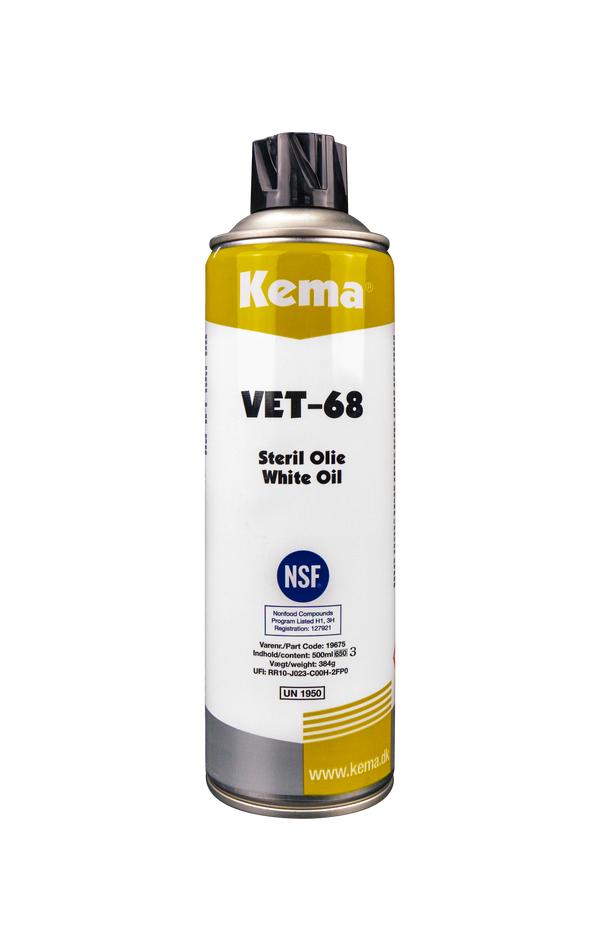 KEMA VET-68 – sterylny olej spożywczy NSF H1/3H