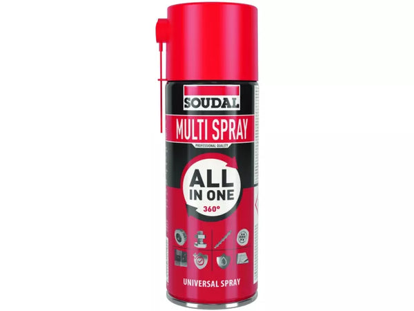 SOUDAL Multi Spray 400 ml – smar wielofunkcyjny 8 w 1, penetrant i odrdzewiacz