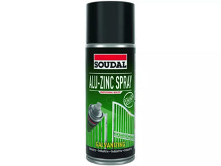 SOUDAL Alu-Zinc Spray 400 ml – cynkowo-aluminiowa powłoka antykorozyjna z połyskiem