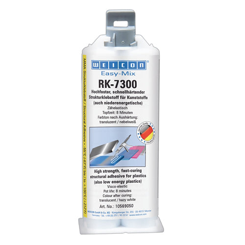 WEICON Easy-Mix RK-7100 50 ml – szybko utwardzalny akrylowy klej strukturalny – 50 ml