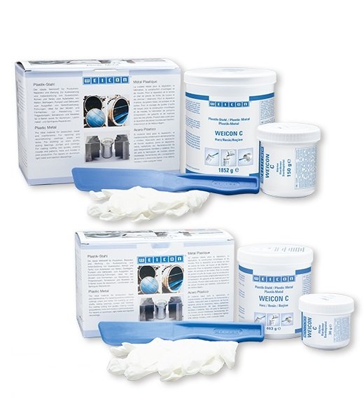 WEICON C 0,5 kg – aluminiowa żywica epoksydowa odporna na temperaturę – 0,5 kg