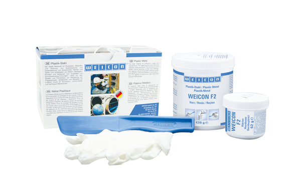 WEICON F2 – półpłynna aluminiowa żywica epoksydowa – 0,5 kg