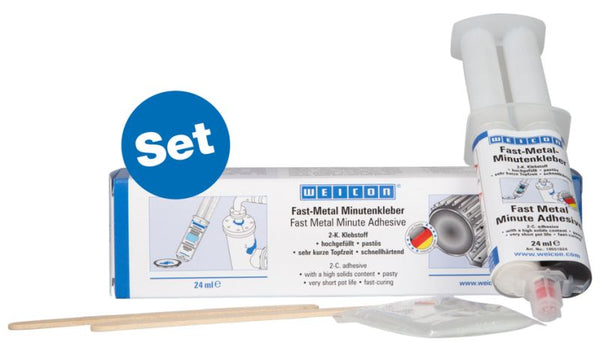 WEICON Fast Metal Minute Adhesive – szybki klej epoksydowy do metalu +180°C