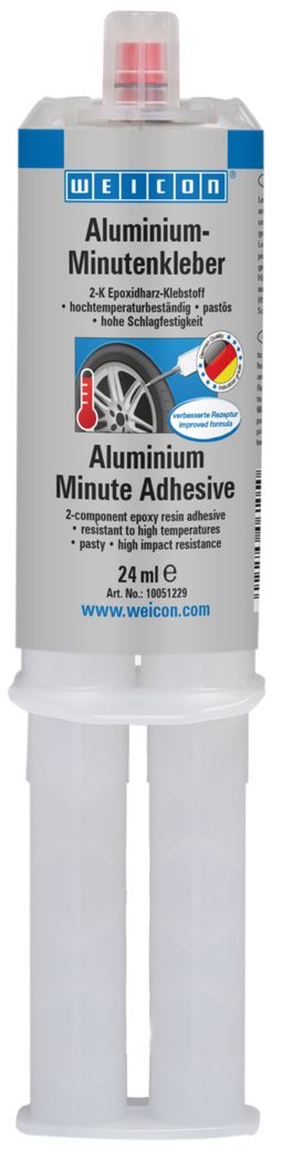 WEICON Aluminium Minute Adhesive – klej epoksydowy do aluminium +180°C
