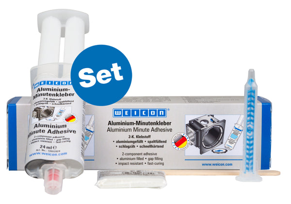 Weicon Aluminium Minute Adhesive – Zestaw