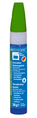 WEICON Threadlocking Varnish Czerwony -Plomba - lakier zabezpieczający do gwintów – zielony, 30g