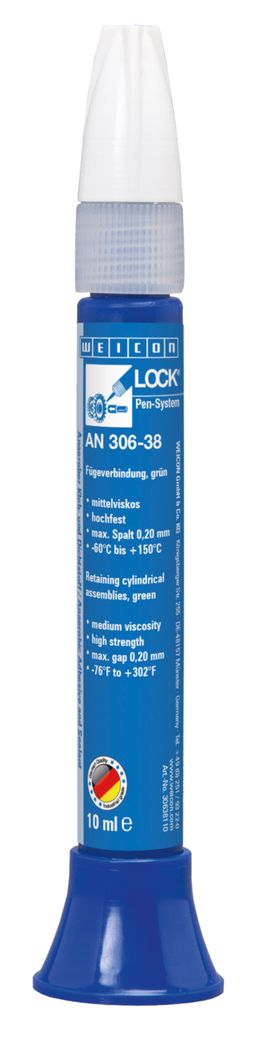Weicon Lock AN 306-38 – szybkie mocowanie łożysk, kół zębatych i trzpieni – 10 ml
