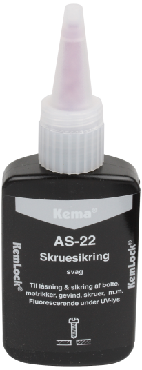 KEMA AS-22 – słaby klej do zabezpieczania gwintów 50 ml