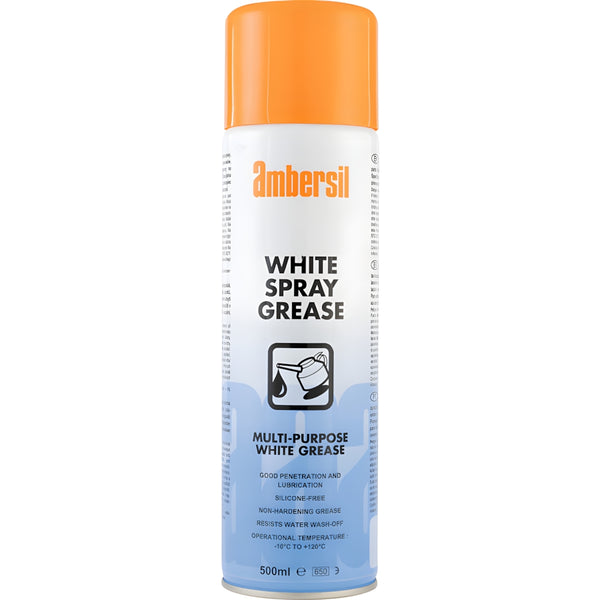 AMBERSIL White Spray Grease – Wielofunkcyjny smar w aerozolu