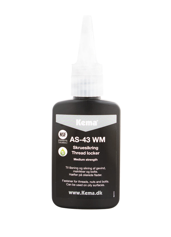 KEMA AS-75 – mocny klej do zabezpieczania gwintów 50 ml