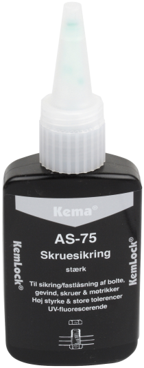 KEMA AS-75 – mocny klej do zabezpieczania gwintów 50 ml