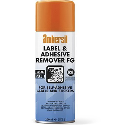 AMBERSIL Label & Adhesive Remover fg – Spożywczy preparat do usuwania etykiet i kleju