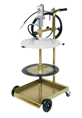 Raasm 64064 Hochdruck-Fettpumpe - pneumatischer Antrieb - Set für 50kg Fässer