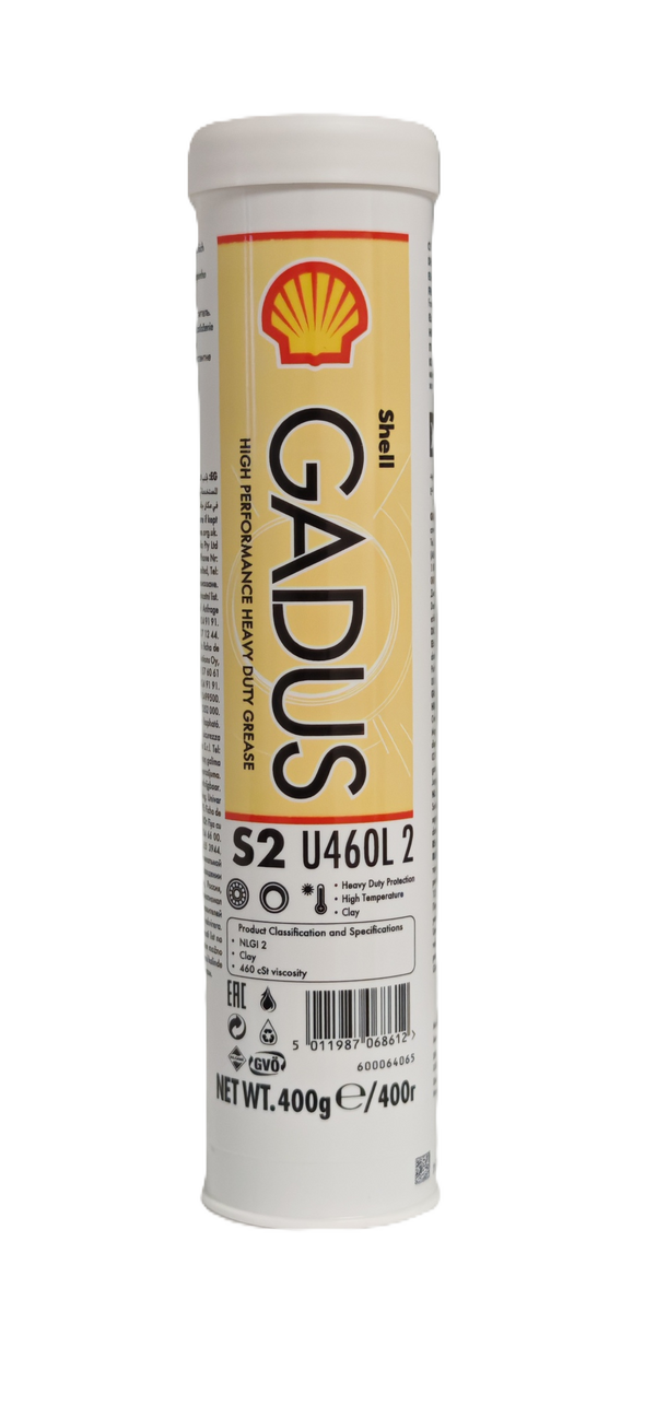 Shell Gadus S2 U460L 2 - bentonite grease for heavy-duty applications 