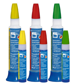 WEICON Threadlocking Varnish Czerwony -Plomba - lakier zabezpieczający do gwintów