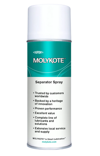 Molykote Separator Spray Lebensmittelechtes Silikonöl NSF H1 - 400 ml