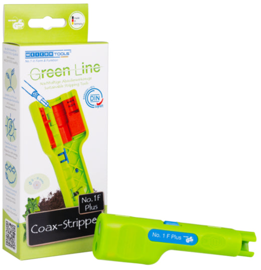 WEICON TOOLS Coax-Stripper No. 1 F Plus for Green Line F-connectors