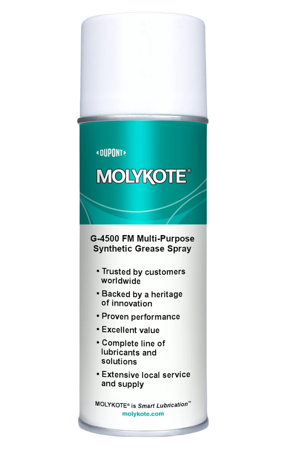 Molykote G-4500 FM Spray White synthetic food lubricant - 400ml