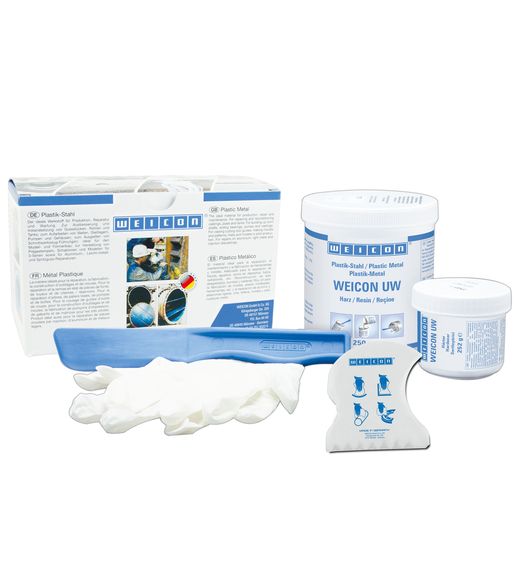 WEICON UW-Paste Epoxidharz weiß, Füllstoff: mineralisch, wasserfest 